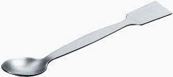 [EN]: Spatula Spoon 120 mm rigid, broad, width of spoon 23 mm, stainless steel