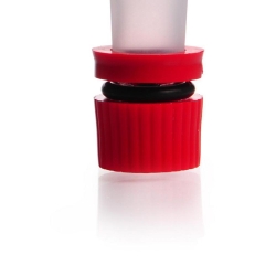 [EN]: Retaining Device, three part f.stopcock keys threaded, NS 14,5, hollow GL 10