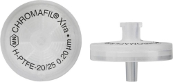 [EN]: CHROMAFIL Xtra disposable filter H-PTFE-20/25 PTFE hydrophilic, 0.2 &mu;m, 25 mm, colourless PP-case, labelled, pack of 400