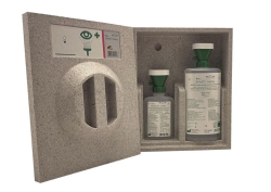 [EN]: Eye wash station, EPS, complete with 2 eye wash bottles