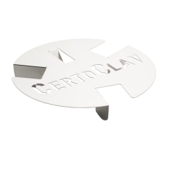 [EN]: Instrument plate with 3 feet for CERTOCLAV, ø 250mm x 40mm
