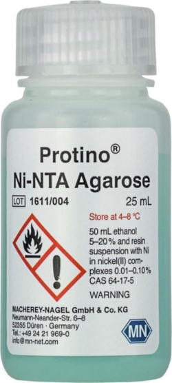 Protino Ni-NTA Agarose (25 mL) for the purification of His-tag proteins, no dan. goods
