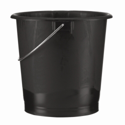 Buckets, LDPE, series 610/615, grey, without spout