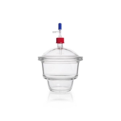 DURAN&reg; Desiccator DN 150 with screw thread in lid and base, with stopcock