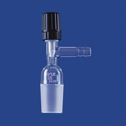 Llave de paso para desecador, vidrio de borosilicato 3.3