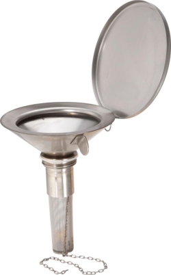 Flat funnel with coarse thread S56x4 for S 56x4 for combi-jar 6 ltr/26 cm height and 12 ltr/41 cm height