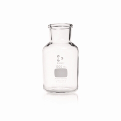 Wide mouth bottles clear 1 L, DURAN, without stopper