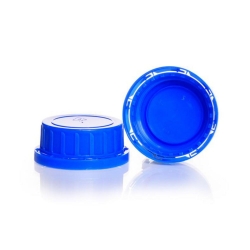 screw caps,PP,blue,GL54 K pack of 100