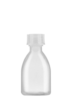 Frascos de cuello estrecho de 30 ml, LDPE transparente, con tapón de rosca, paquete de 100