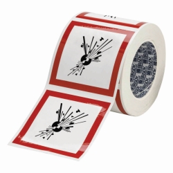 Hazard labels (GHS), roll