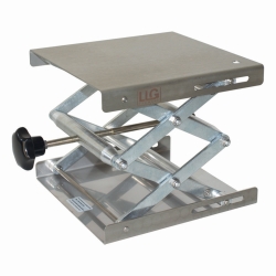 Plataforma de elevaci&oacute;n de laboratorio LLG, acero inoxidable