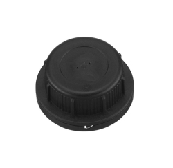 Screw caps, black, with tear-off ring for 2/2,5/3/6 and 8l cans pack of 10
