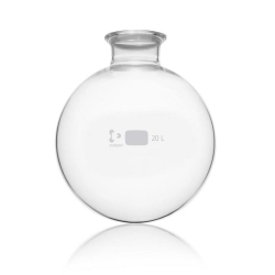 [EN]: Flat flange round bottom flask, DURAN, DN 100, cap. 20000 ml