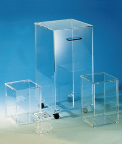 Recipientes de seguridad para residuos emisores de radiaciones beta