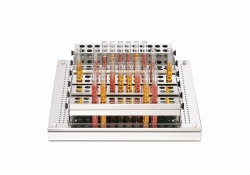 Gradilla para tubos de ensayo para bandejas de agitación, acero inoxidable
