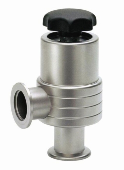 Bellow sealed angle valve VE, stainless steel, KF DN 16