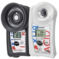 Medidor de Brix IR × Medidor de acidez Brix PAL-HIKARi 53 + PAL-BX|ACID3 Master Kit (Tomatoes)