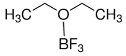 Boron trifluoride diethyl etherate purified by redistillation, >=46.5% BF3 basis