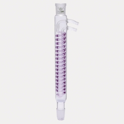 Condensadores, con junta esmerilada, tipo Dimroth, vidrio de borosilicato 3.3.