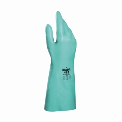 Chemical protective gloves Ultranitril 493, nitrile