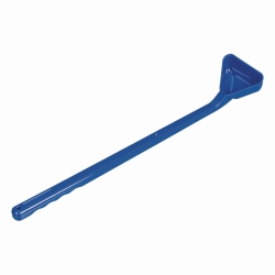 Disposable ladles, long handle, PS, blue