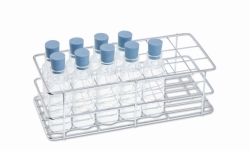 Frascos de muestras de leche