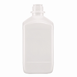 Frascos cuadrados para productos químicos, HDPE