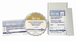 Papel de ensayo, almidón de yoduro de potasio