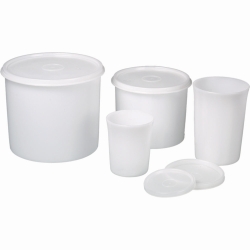 All-purpose boxes, round, PE