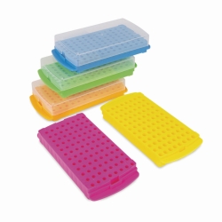 Gradillas para microtubos, PP, 96 pocillos