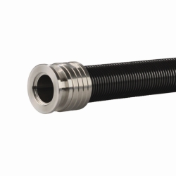 PTFE Vacuum tubing with stainless steel small flanges, KF