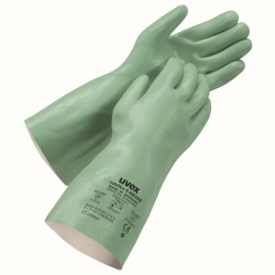 Guantes de protecci&oacute;n qu&iacute;mica uvex rubiflex S, NBR