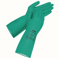 Guantes de protecci&oacute;n qu&iacute;mica, uvex profastrong NF33, nitrilo