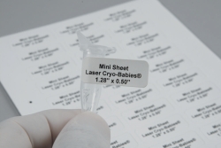 Laser deep freeze labels Cryo-Babies&reg; and Cryo-Tags&reg;