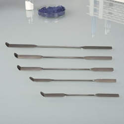 Double spatula Chattaway, stainless steel